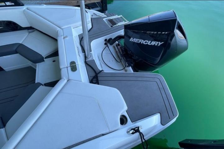 a boat moored to a dock