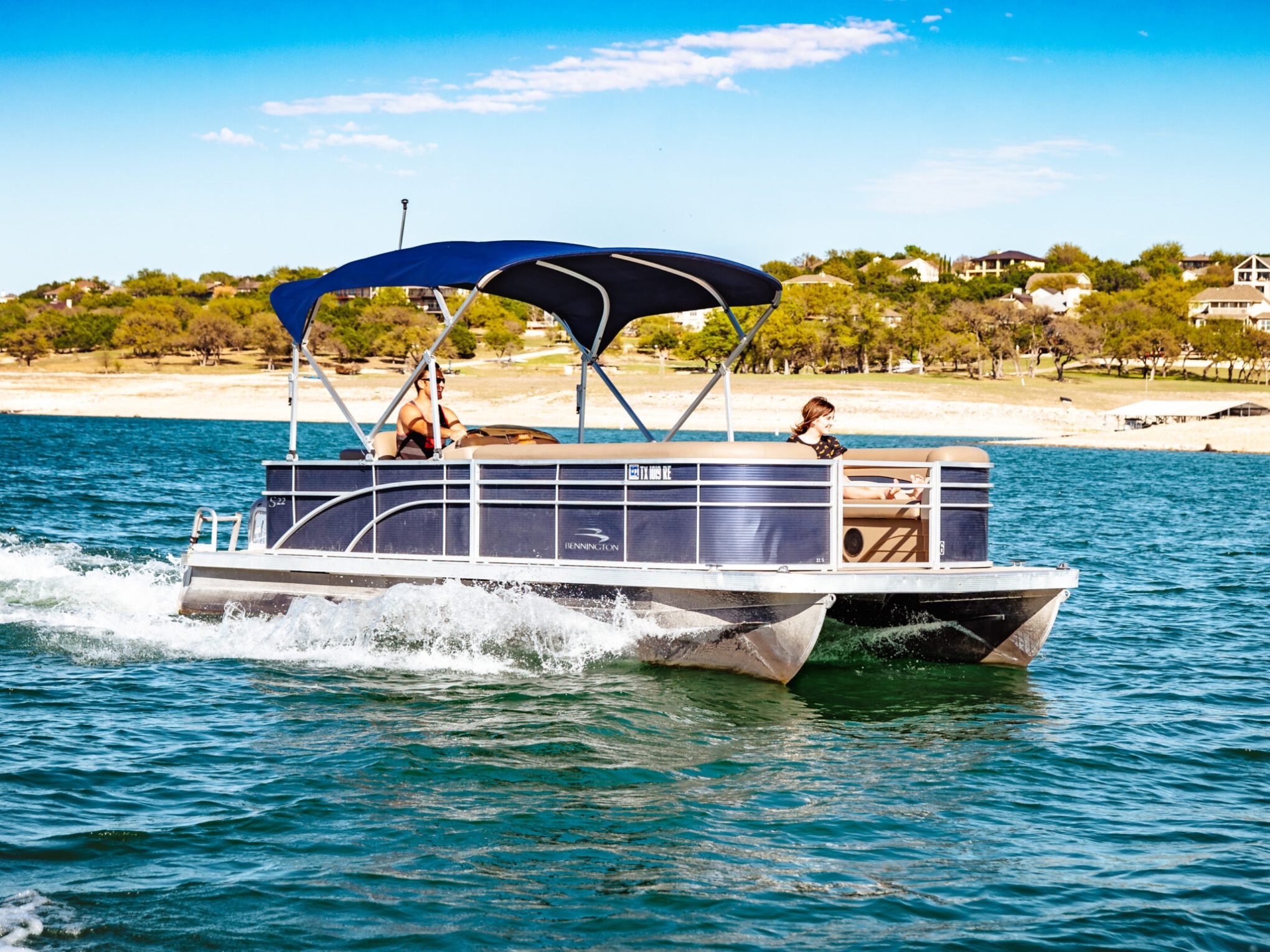 a small boat in a body of water